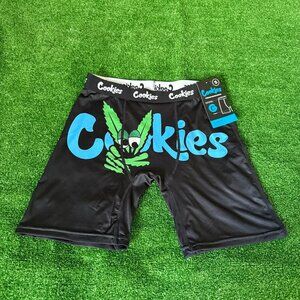 Cookies Nugg'n Solid Black Premium Microfiber Boxer Briefs Size S NWT
